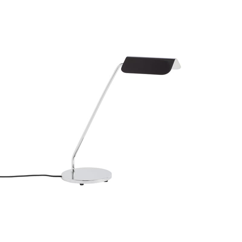 Luminaire - Lampes de table - Lampe de table Apex métal noir / H 38 cm - Orientable - Hay - Noir - Acier