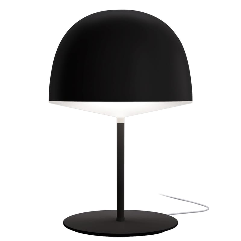 Luminaire - Lampes de table - Lampe de table Cheshire métal noir /H 53 cm - Fontana Arte - Noir - Fer, Polycarbonate, Zamac