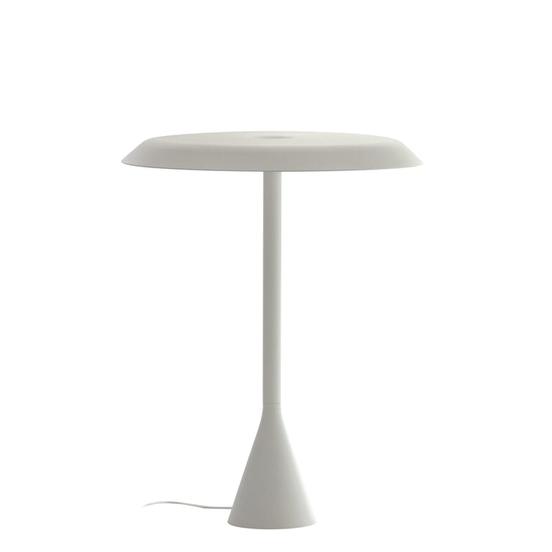 Luminaire - Lampes de table - Lampe de table Panama LED métal blanc / H 45 cm - Nemo - Blanc - Aluminium peint