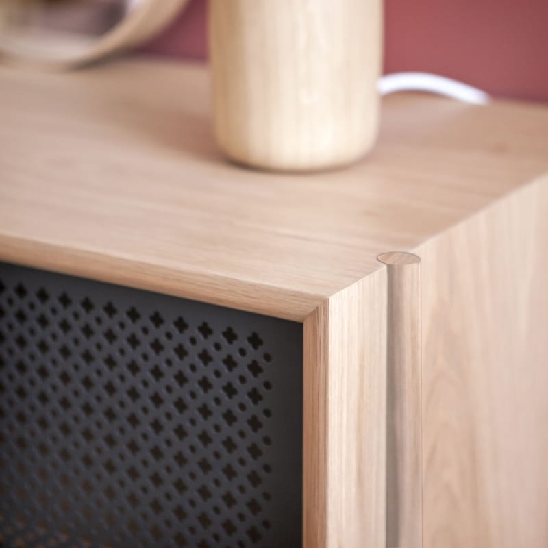 Hart Gabin Dresser natural oak slate grey Made In Design UK