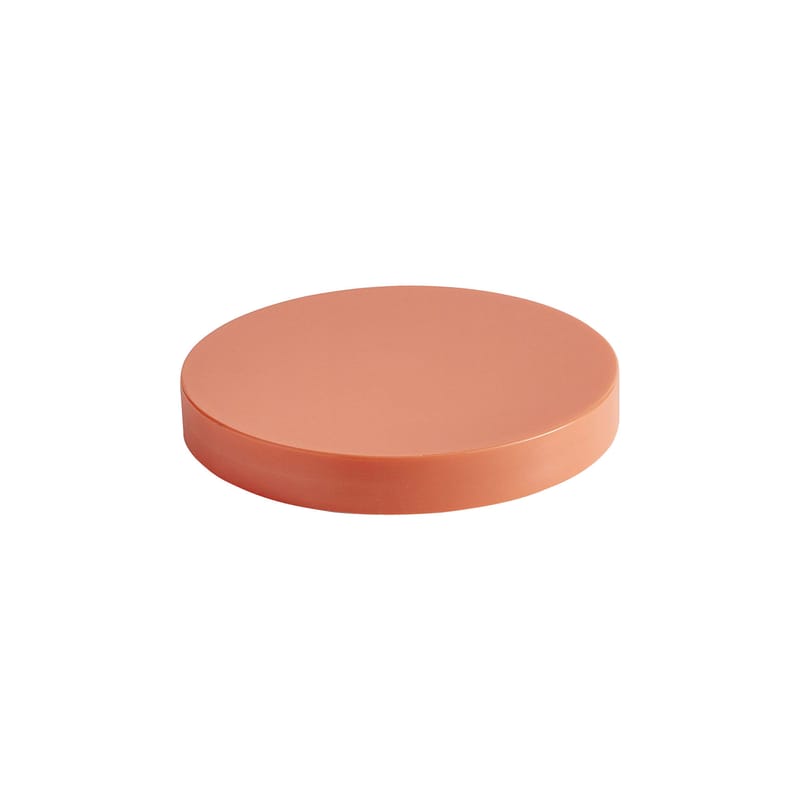 Tavola - Coltelli e taglieri - Tagliere Half & Half materiale plastico arancione Medium / Ø 25 cm - Polietilene - Hay - Corallo - Polietilene