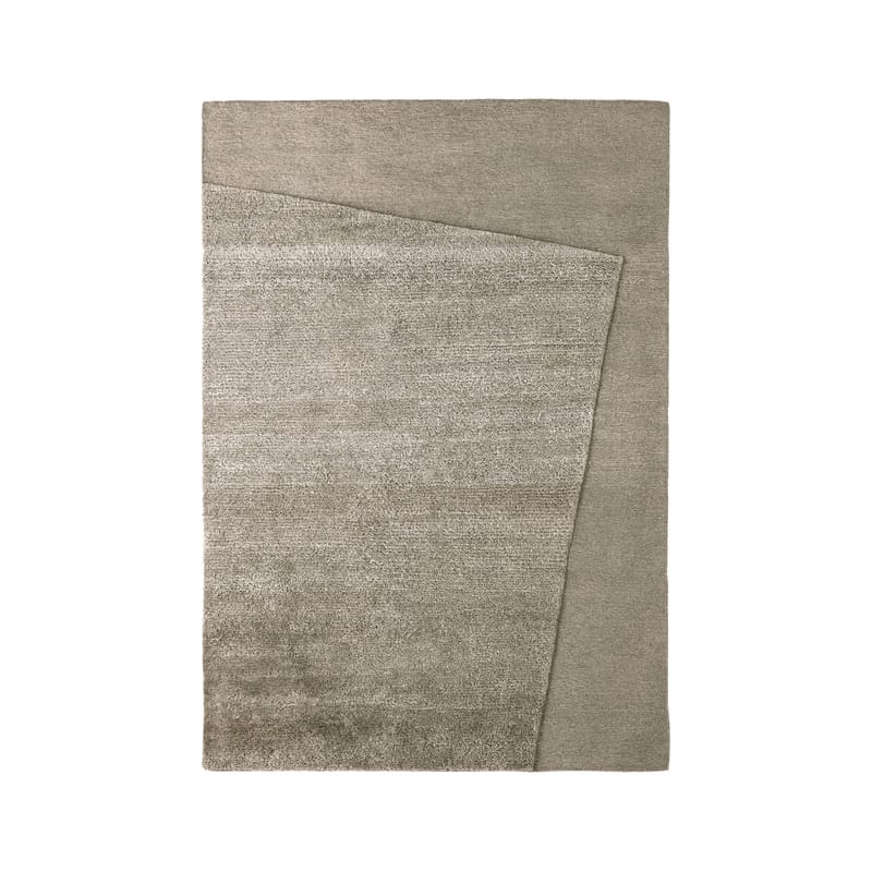 Décoration - Tapis - Tapis Oblique B Obsidian gris / 170 x 240 cm - Nanimarquina - Oblique B / Gris Obsidian - Laine afghane