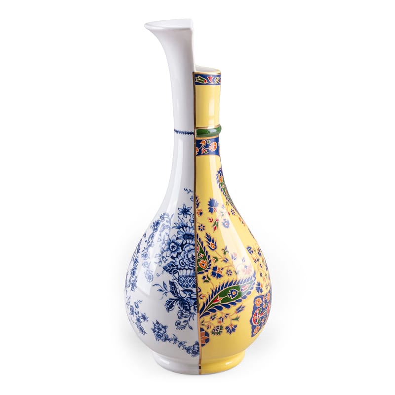 Décoration - Vases - Vase Hybrid Chunar céramique multicolore / Ø 16 x H 36,5 cm - Seletti - Chunar - Porcelaine
