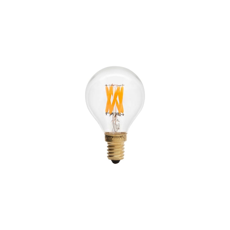 Luminaire - Ampoules et accessoires - Ampoule LED filaments E14 Pluto 3W verre transparent / 2500K, 240lm - TALA - Transparent / 3W (2500K) - Nickel, Verre