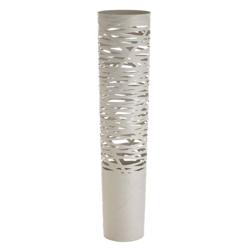 Luminaire - Lampadaires - Lampadaire Tress / H 110 cm - Foscarini - Blanc - Fibre de verre, Matériau composite