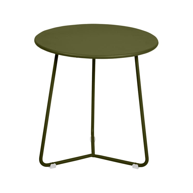Mobilier - Tables basses - Table d\'appoint Cocotte métal vert / Ø 34 x H 36 cm - Fermob - Pesto - Acier peint