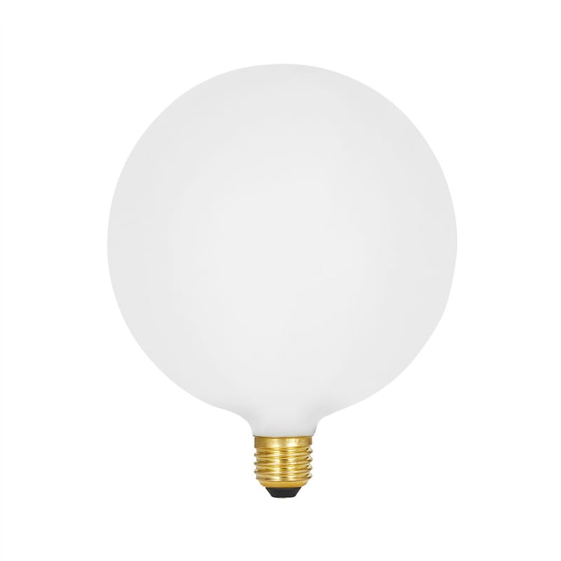 Luminaire - Ampoules et accessoires - Ampoule LED E27 Sphere V - 8W céramique blanc / 720lm - 2000-2800K - Ø 20 cm - TALA - 8W / Ø 20 cm - Nickel, Porcelaine