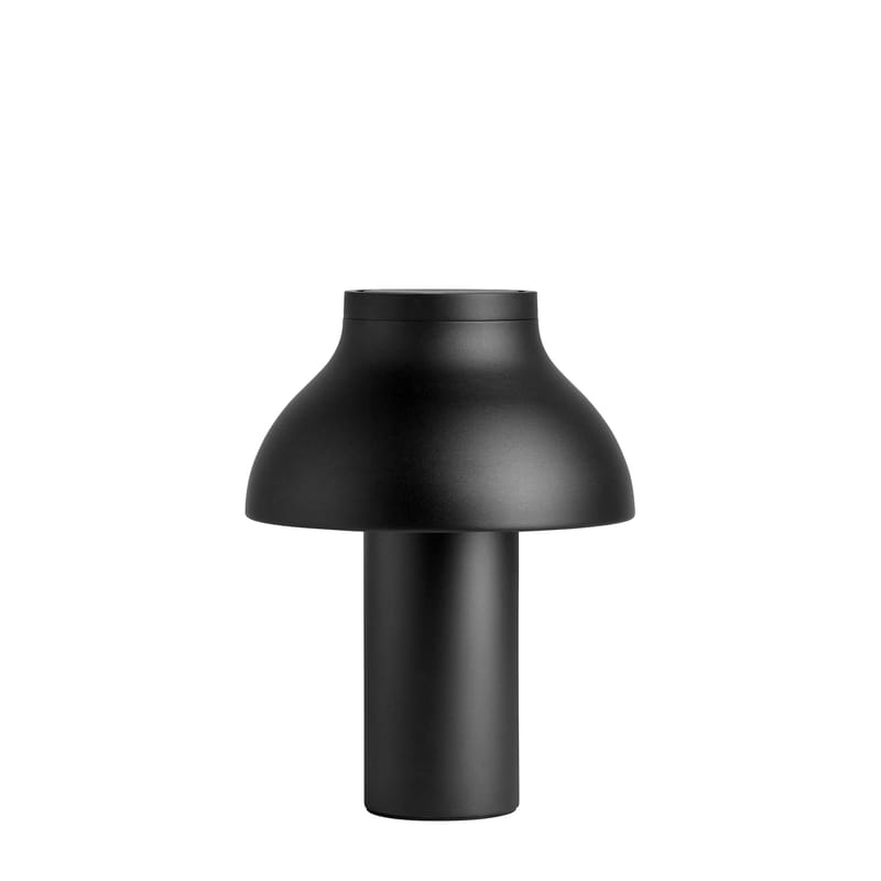 Illuminazione - Lampade da tavolo - Lampada da tavolo PC Small metallo nero / H 33 cm - Alluminio - Hay - Nero - Alluminio anodizzato