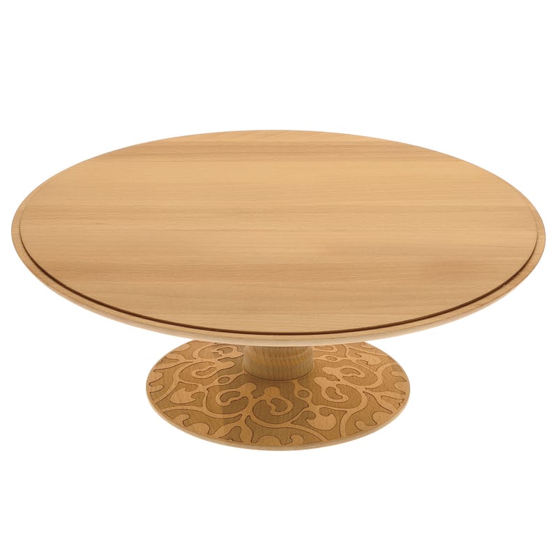 Tableware - Trays and serving dishes - Dressed in Wood Dish natural wood With lid - Alessi - Natural wood - Beechwood