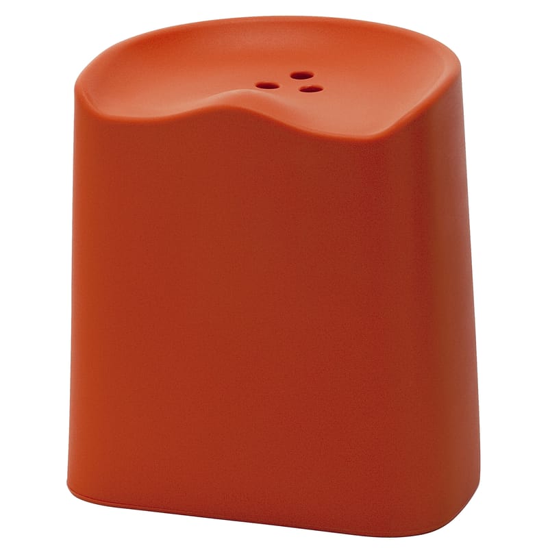 Arredamento - Sgabelli - Sgabello Butt materiale plastico arancione H 49 cm - Established & Sons - Arancione - Polipropilene