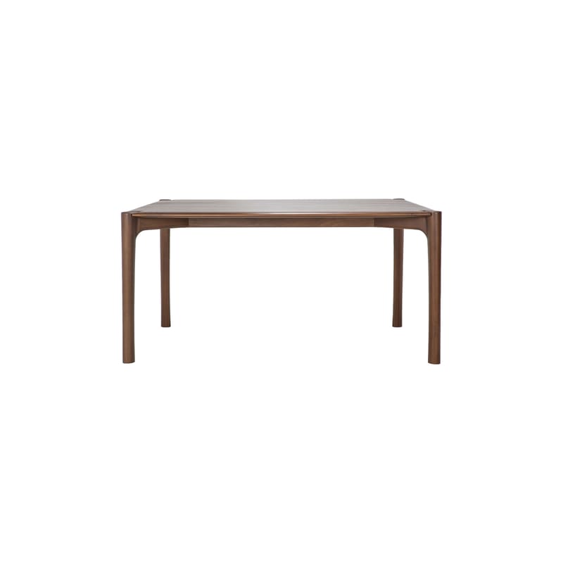 Mobilier - Tables - Table rectangulaire PI bois naturel / 160 x 80 cm - 6 personnes - Ethnicraft - Teck brun - Teck massif teinté FSC