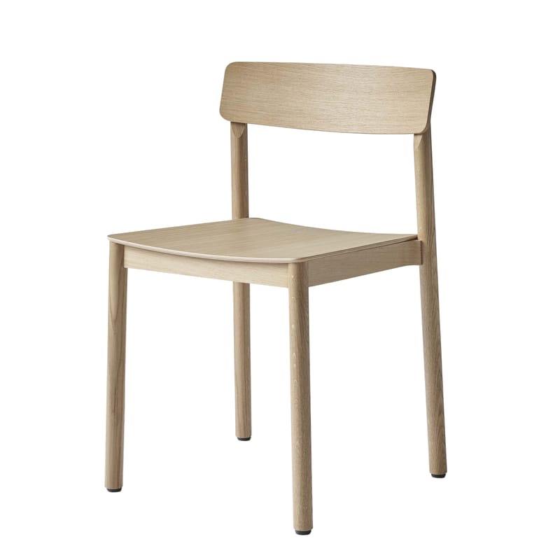 Mobilier - Chaises, fauteuils de salle à manger - Chaise empilable Betty TK2 bois naturel - &tradition - Chêne - Bois massif, Contreplaqué