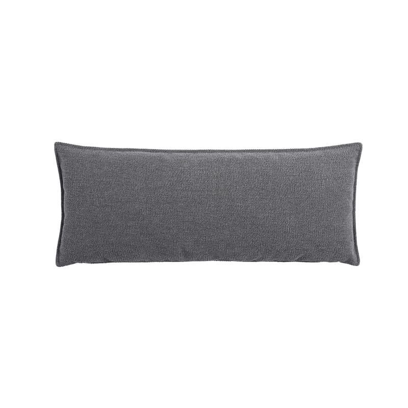 Dekoration - Kissen - Lendenkissen  textil grau / Für Sofa In Situ - 65 x 25 - Muuto - Dunkelgrau - Kvadrat-Gewebe, Schaumstoff