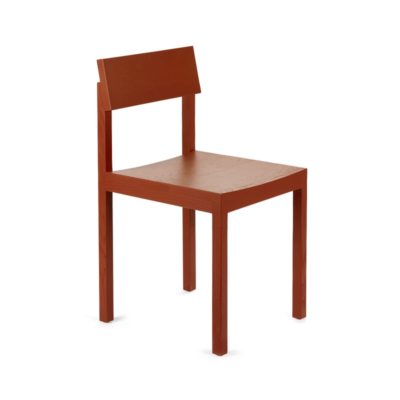Mobilier - Chaises, fauteuils de salle à manger - Chaise Silent bois multicolore - valerie objects - Argile - Frêne