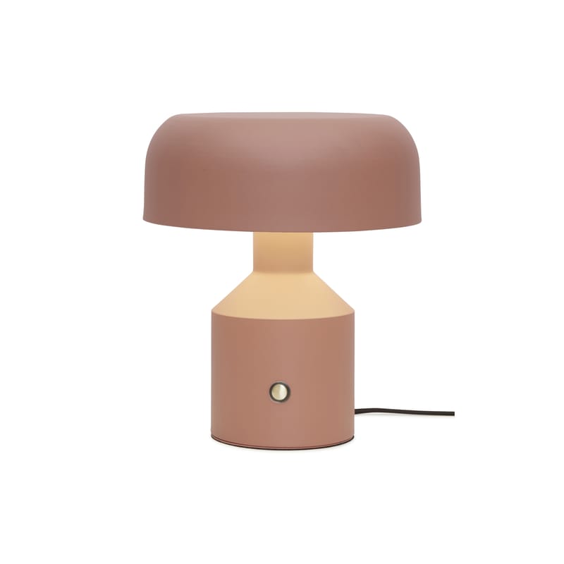 Luminaire - Lampes de table - Lampe de table Porto métal orange / Ø 25 x H 29 cm - It\'s about Romi - Terracotta - Acier