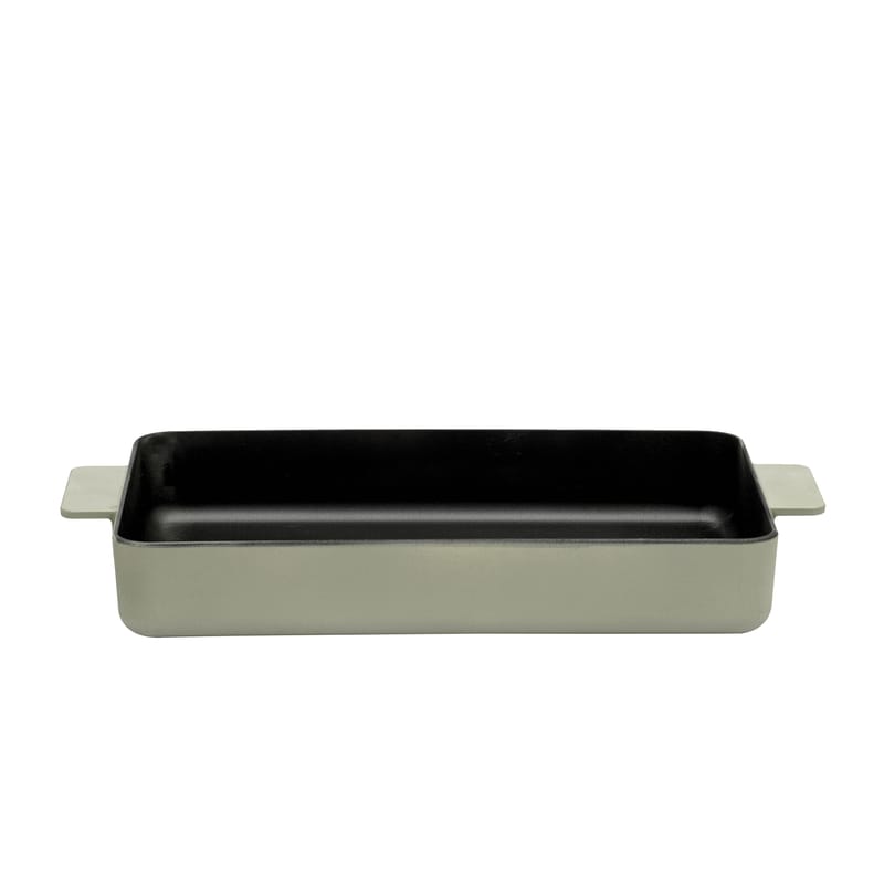 Table et cuisine - Plats et cuisson - Plat à gratin Surface métal vert / émaillé - 38 x 25 cm - Serax - Camogreen - Fonte