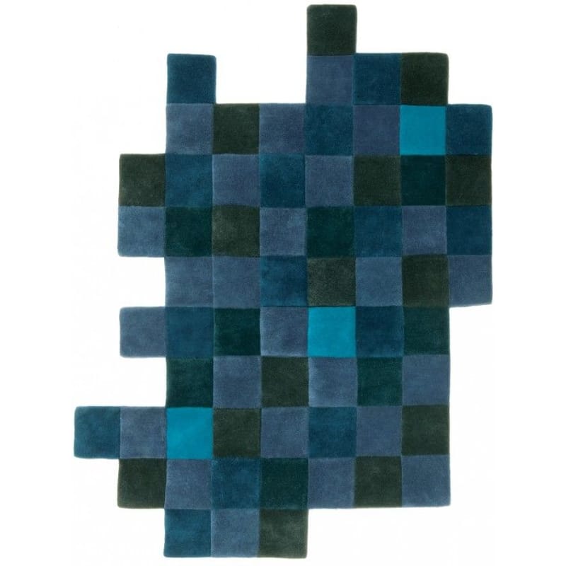 Möbel - Teppiche - Teppich Do-Lo-Rez textil blau 207 x 253 cm - Nanimarquina - Blautöne - Wolle