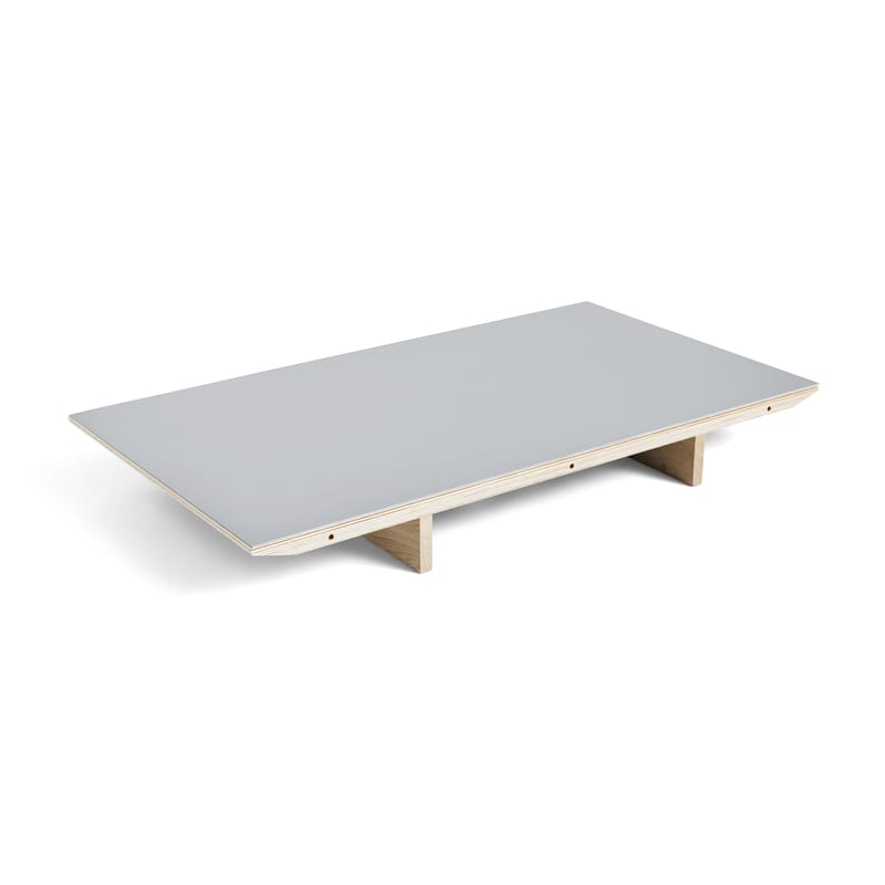 Mobilier - Tables - Accessoire / Rallonge linoleum - Pour table extensible CPH 30 - L 50 x 90 cm - Hay - Linoleum / Gris - Contreplaqué, Linoléum