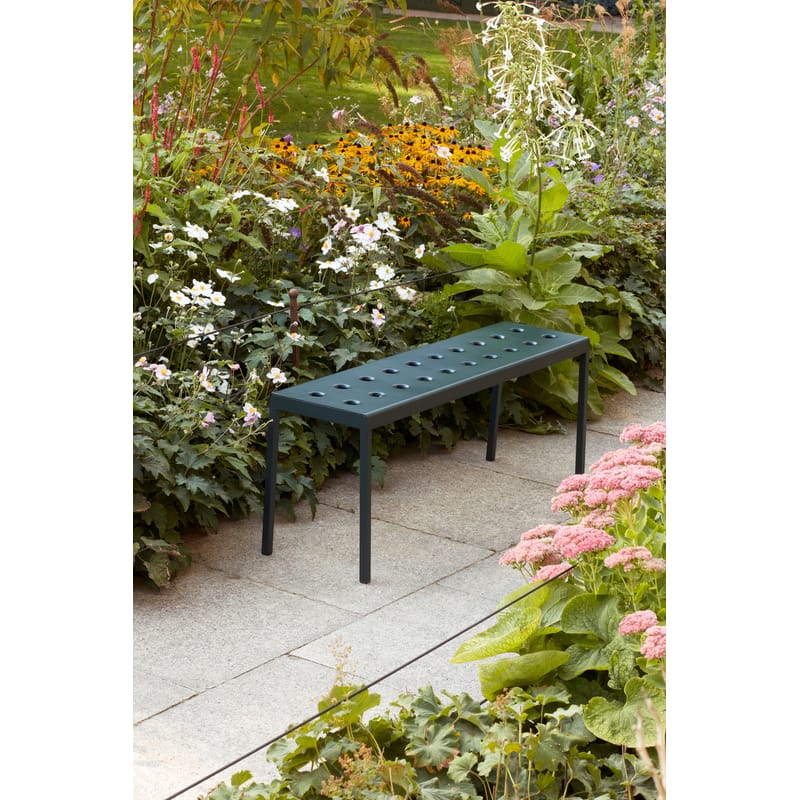 Hay Balcony Bench forest green Made In Design UK