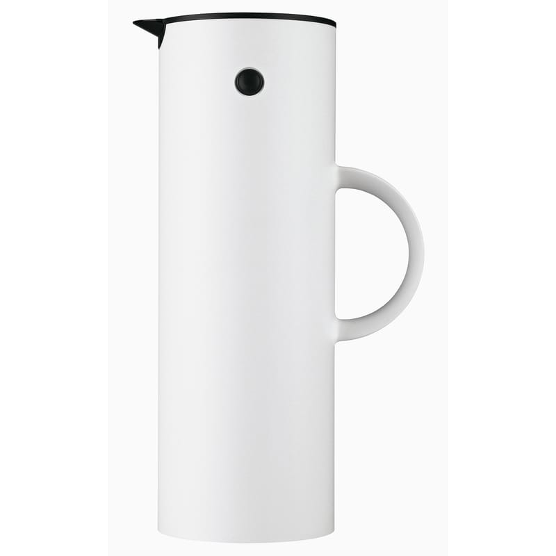 Tisch und Küche - Tee und Kaffee - Isolierkrug Classic EM77 plastikmaterial weiß Thermoskanne - Stelton - Weiß - 1 l - ABS