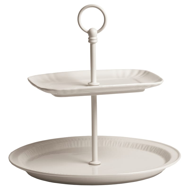 Table et cuisine - Plateaux et plats de service - Serviteur Estetico Quotidiano céramique blanc / Ø 28 x H 25,5 cm - Seletti - A l\'unité / Blanc - Porcelaine