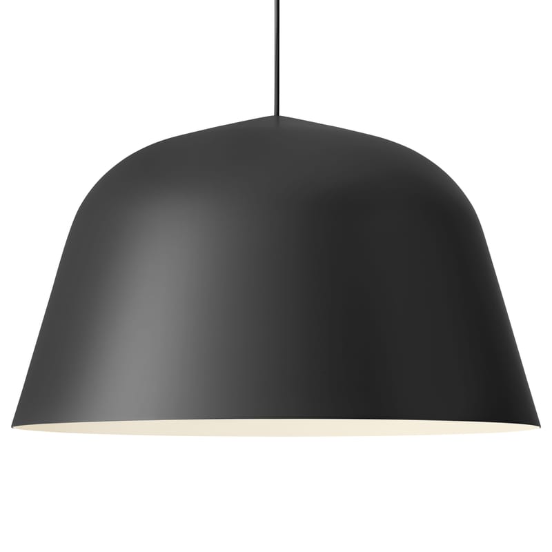Luminaire - Suspensions - Suspension Ambit métal noir / Ø 55 cm - Muuto - Noir - Aluminium