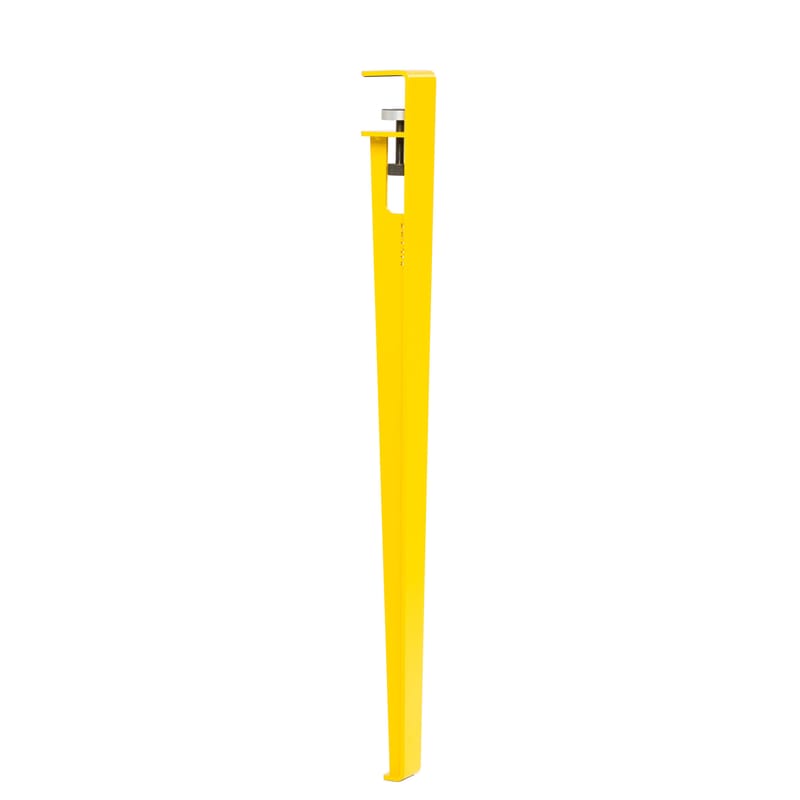 Mobilier - Bureaux - Pied avec fixation étau métal jaune / H 75 cm - Pour créer table & bureau - TIPTOE - Jaune Cobalt - Acier thermolaqué