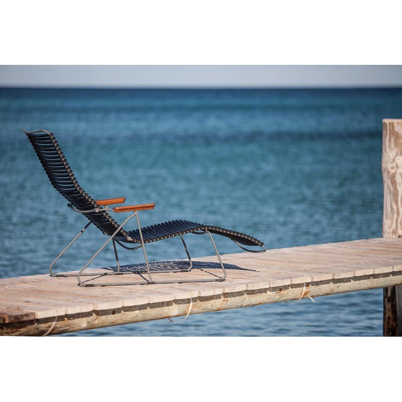 Plastic reclining sun lounger clearance