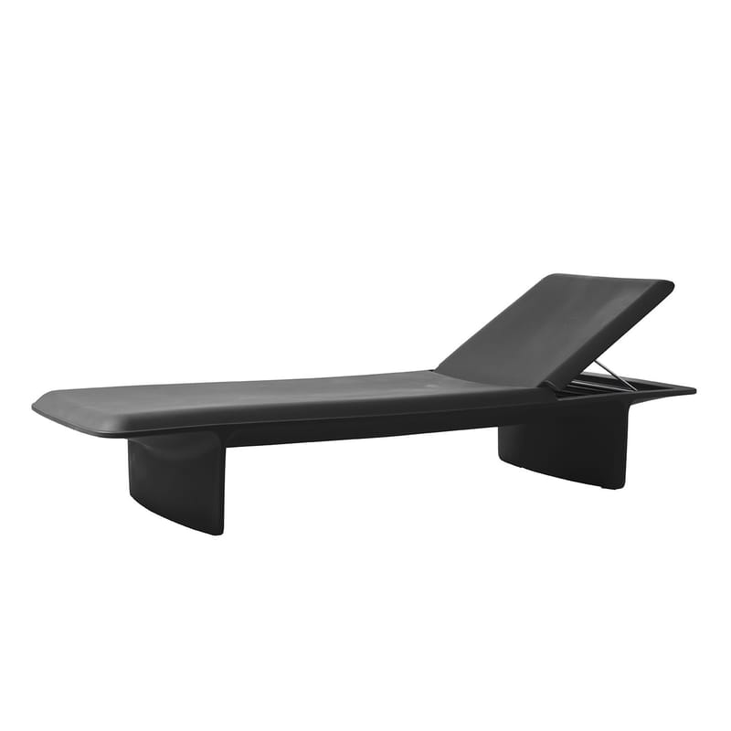 Black plastic sun loungers on sale