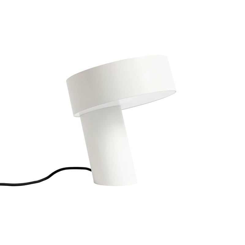 Luminaire - Lampes de table - Lampe de table Slant métal blanc cassé - Hay - Blanc cassé - Aluminium, Fonte