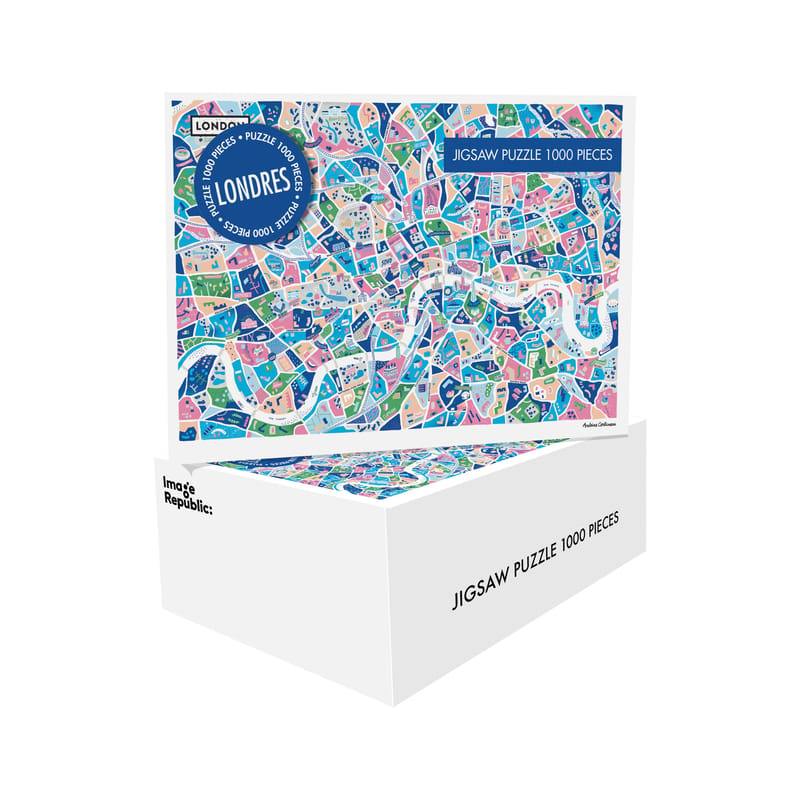Accessoires - Jeux et loisirs - Puzzle Antoine Corbineau - Londres papier multicolore / 68 x 49 cm - 1000 pièces - Image Republic - Londres - Carton, Papier