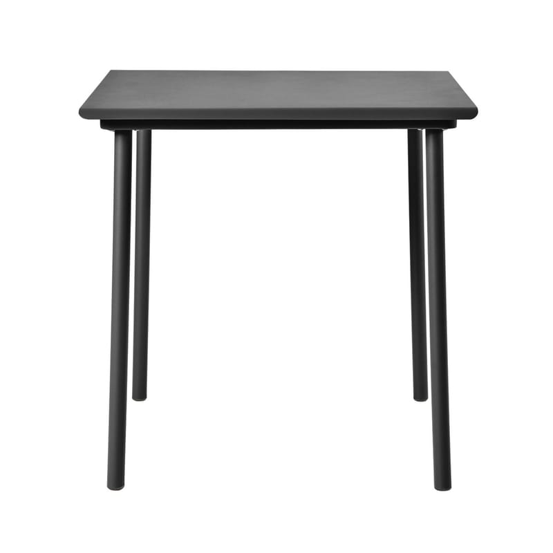 Tolix Patio Caf Square table black Made In Design UK