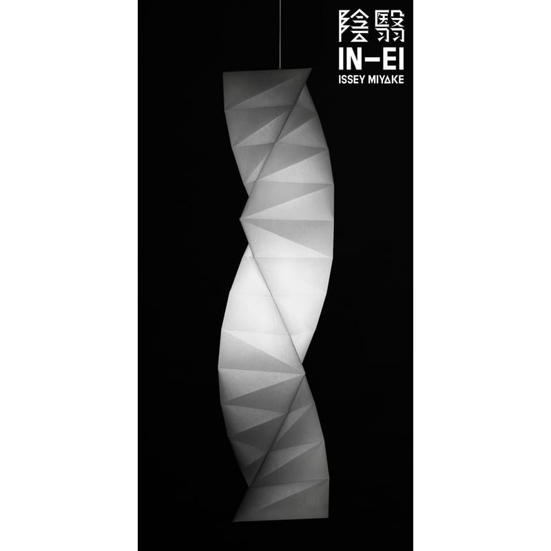Leuchten - Pendelleuchten - Pendelleuchte IN-EI Tatsuno-Otoshigo LED papierfaser weiß / Ø 37 cm x H 151 cm - Artemide - Weiß - Recycelte PET-Faser