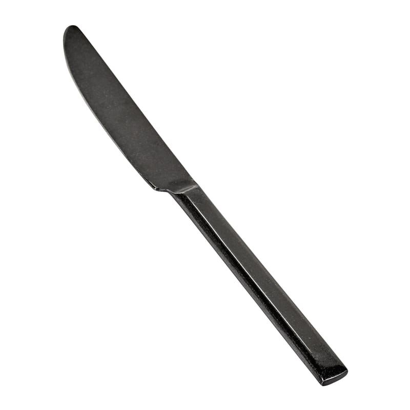 Tisch und Küche - Besteck - Tafelmesser Pure metall schwarz - Serax - Messer / schwarz - PVD-beschichteter Edelstahl