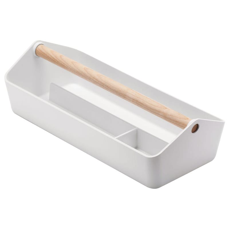 Décoration - Boîtes déco - Boîte Cargo Box plastique bois blanc - Alessi - Blanc - Bois, PMMA