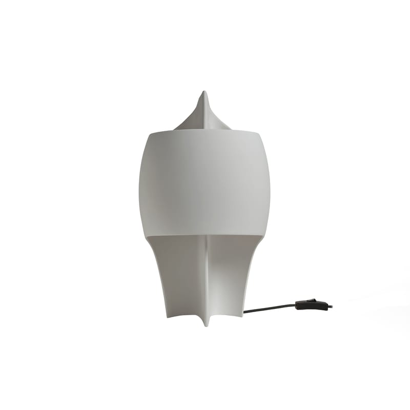 Luminaire - Lampes de table - Lampe de table La Lampe B LED pierre blanc / Gypse - DCW éditions - Blanc - Aluminium, Gypse