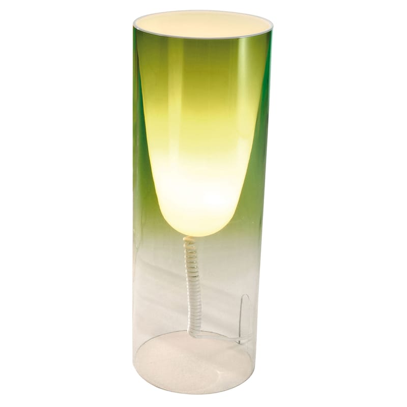 Luminaire - Lampes de table - Lampe de table Toobe plastique vert - Kartell - Vert - PMMA, Polycarbonate
