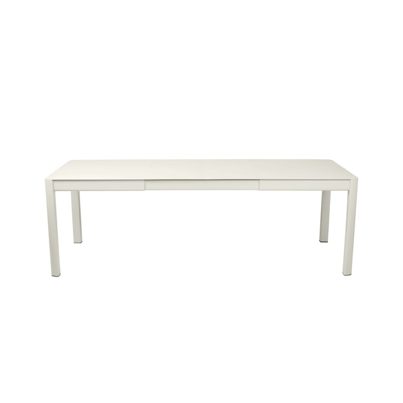 Jardin - Tables de jardin - Table à rallonge Ribambelle métal gris / L 149 à 234 cm - 6 à 10 personnes - Fermob - Gris argile - Aluminium