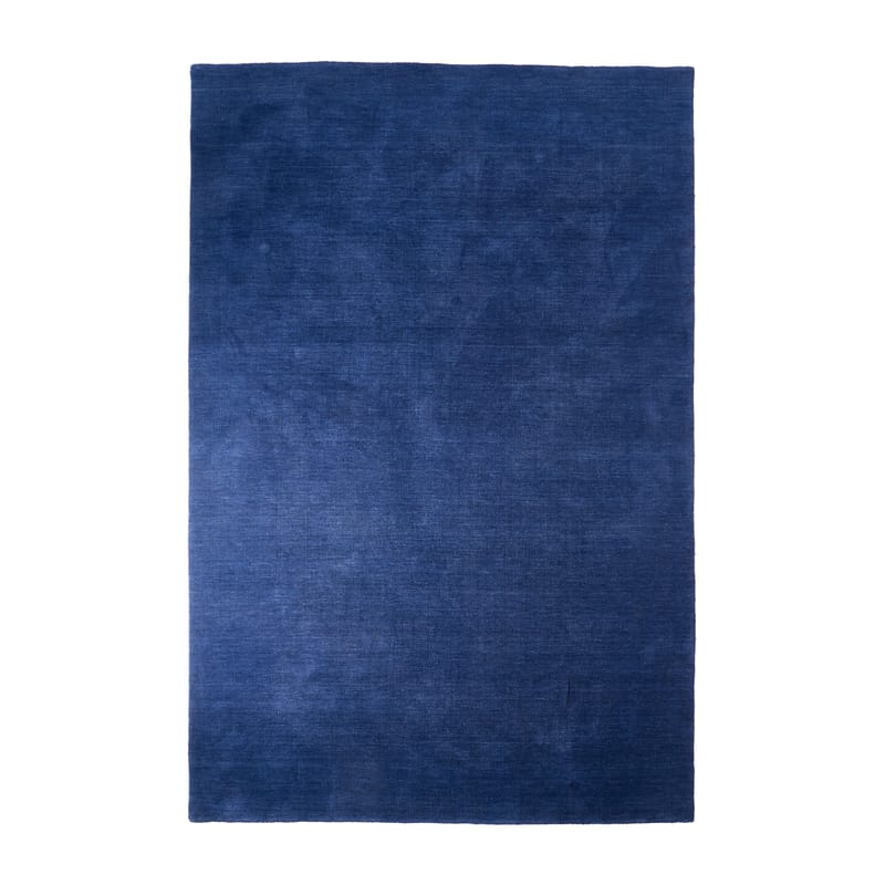 Décoration - Tapis - Tapis Outline Largebleu / 200 x 300 cm - Tissé main - Pols Potten - Bleu foncé - Coton, Laine