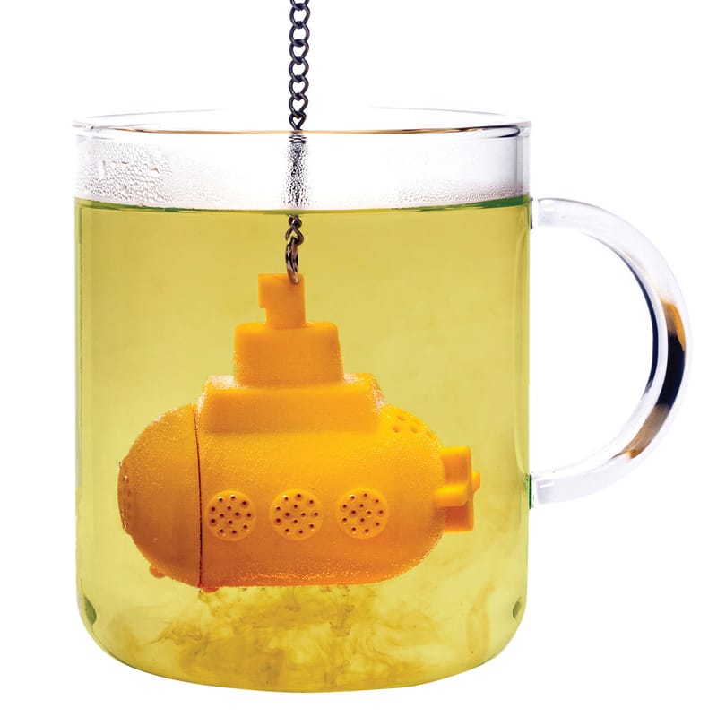Table et cuisine - Thé et café - Boule à thé Tea sub plastique jaune - Pa Design - Jaune - Silicone