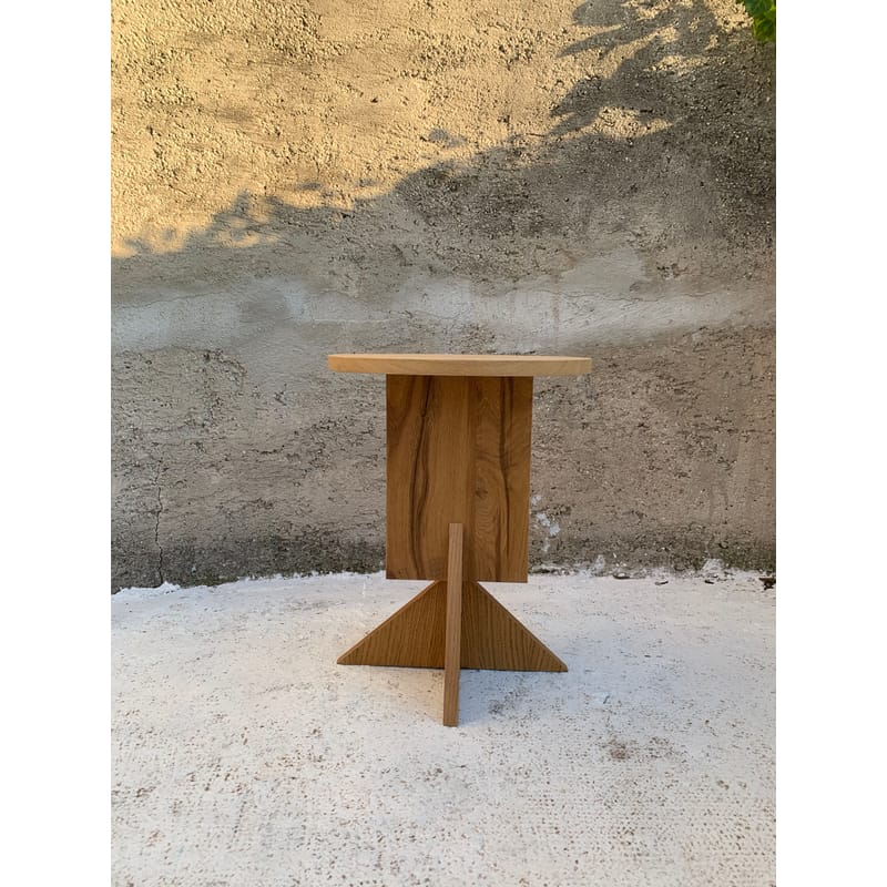 Axel Chay Totem End table natural oak Made In Design UK