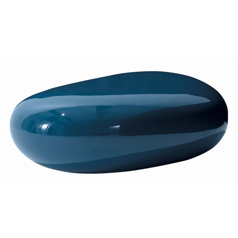 Mobilier - Tables basses - Pouf Koishi plastique bleu / Table basse - Driade - Bleu - Fibre de verre