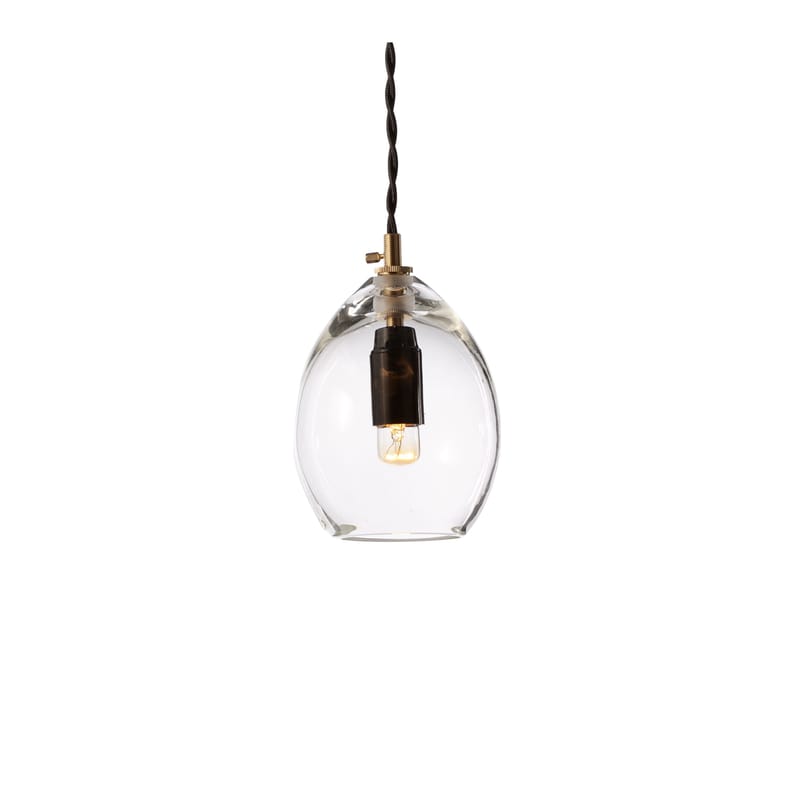 Luminaire - Suspensions - Suspension Unika verre transparent Small - H 13 cm - Northern  - Transparent - Verre soufflé bouche