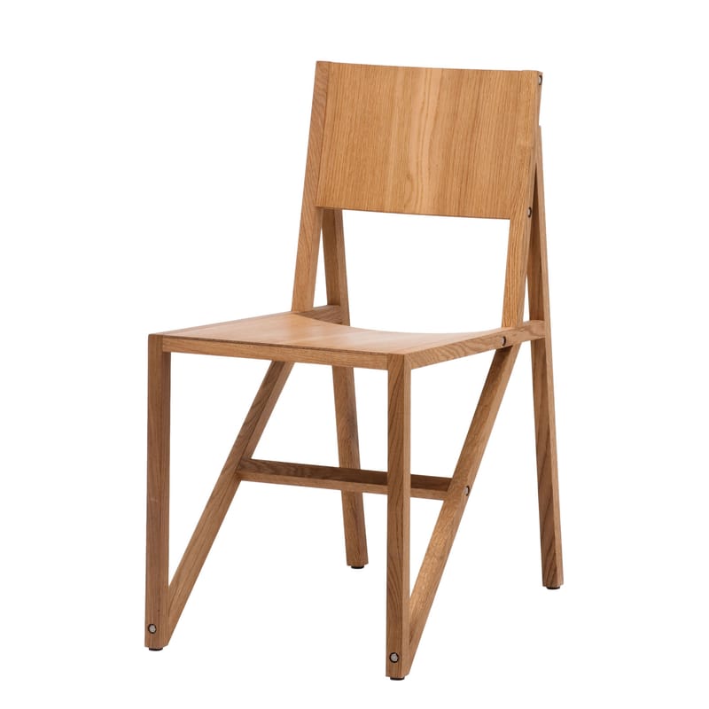 Mobilier - Chaises, fauteuils de salle à manger - Chaise Frame bois naturel / Chêne - Established & Sons - Chêne naturel - Chêne massif huilé
