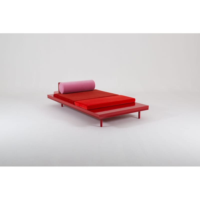 Leli vre Paris Divan Place des Victoires Sofa poppy red tulip