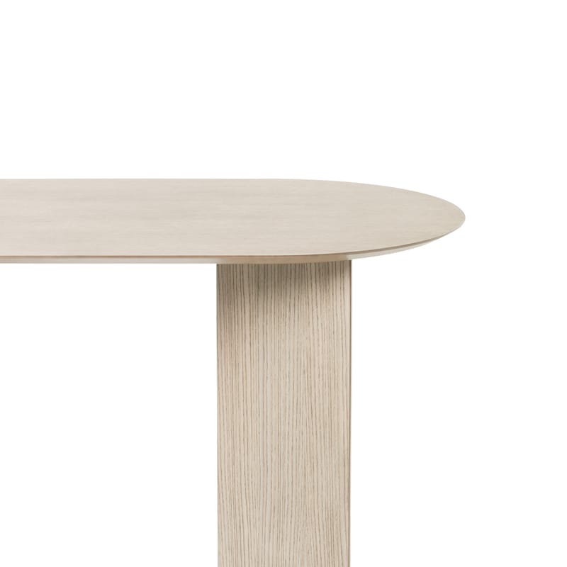 Mobilier - Tables - Accessoire  bois naturel / Plateau ovale pour tréteauxx Mingle Small - 150 x 75 cm - Ferm Living - Bois clair - MDF plaqué chêne