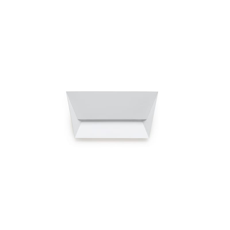 Luminaire - Appliques - Applique Mail métal blanc - L 34 cm - Lumen Center Italia - L 34 cm - Blanc mat - Métal laqué