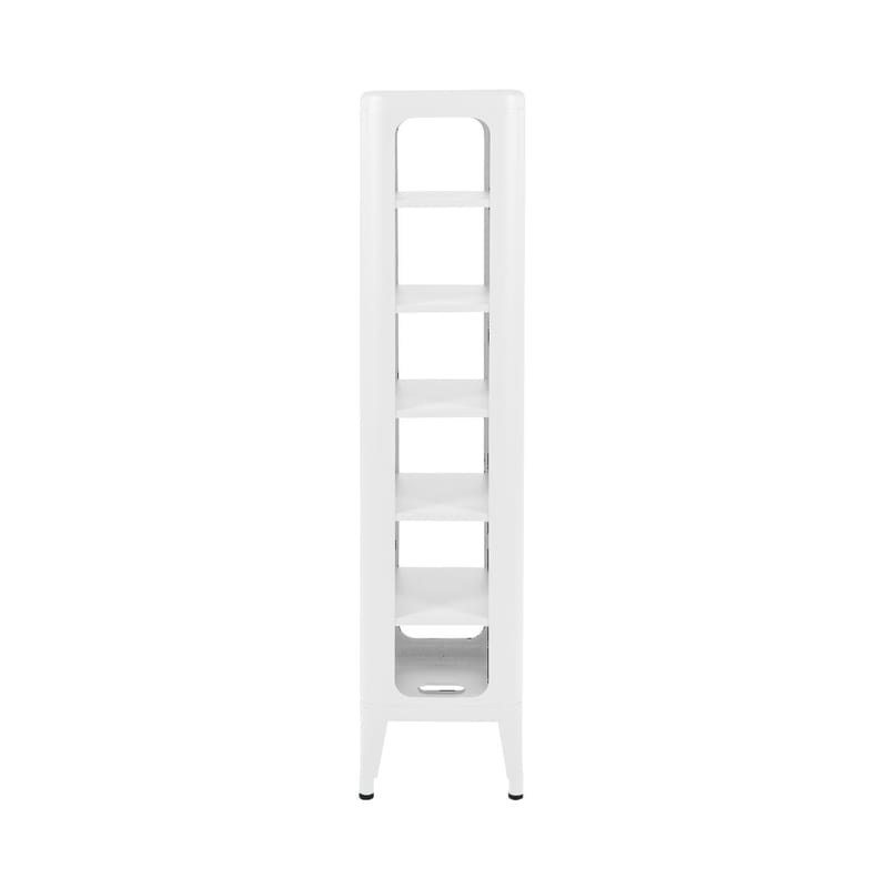 Mobilier - Etagères & bibliothèques - Meuble de rangement MT 1335 métal blanc / L 31 x H 133,5 cm - Tolix - Blanc (mat fine texture) - Acier laqué