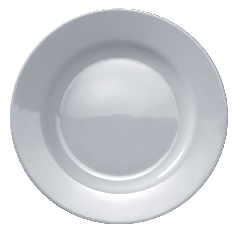 Tableware - Plates - Platebowlcup Plate ceramic white - Alessi - White - China