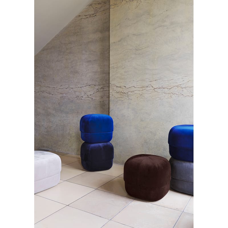 Blue deals floor pouf